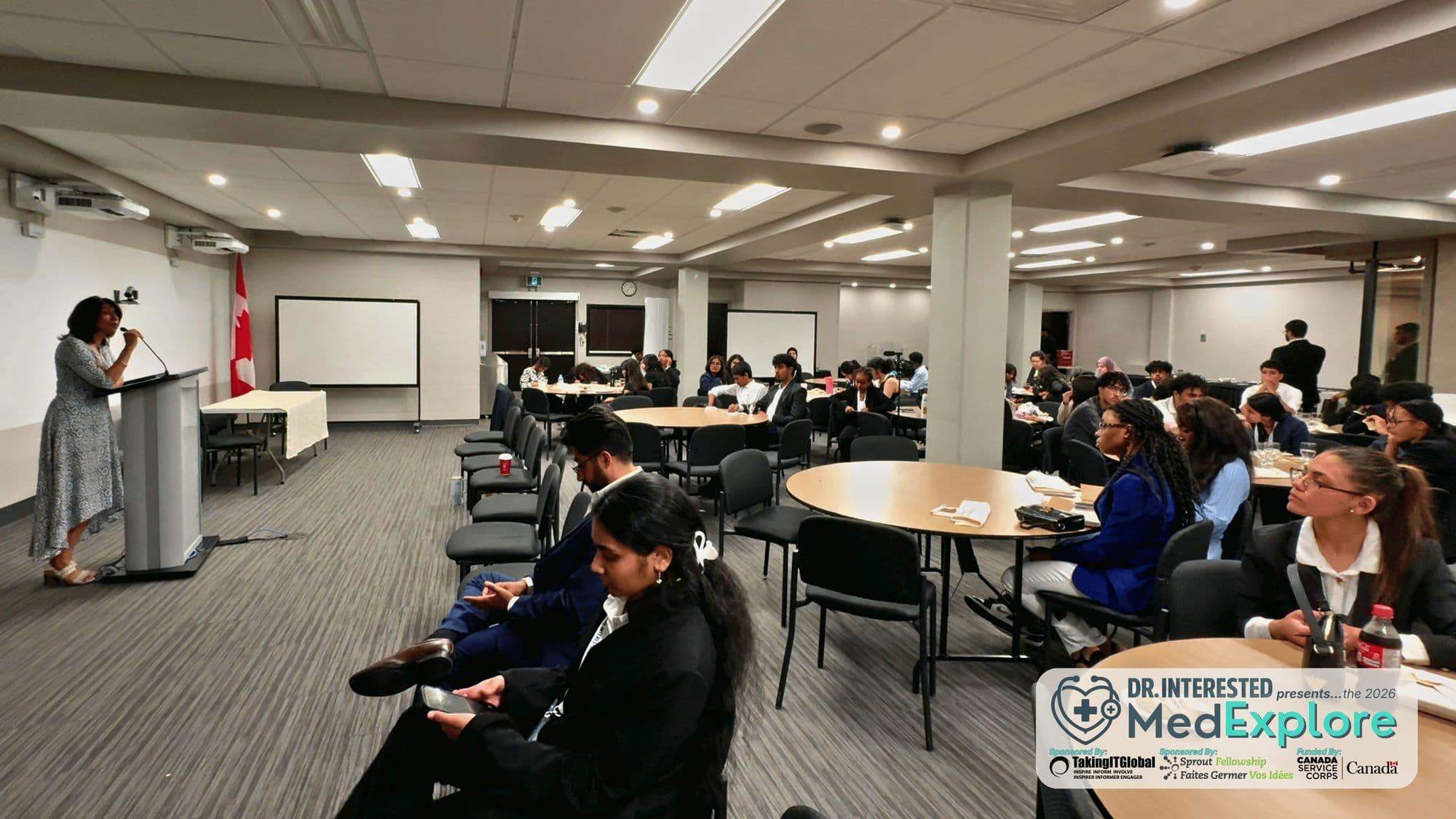 Afternoon Welcome — Dr. Interested MedExplore 2026 Conference (MedX 2026) — University of Toronto Mississauga, Davis Building — Sunday, August 16, 2026 (photo 1 of 2)