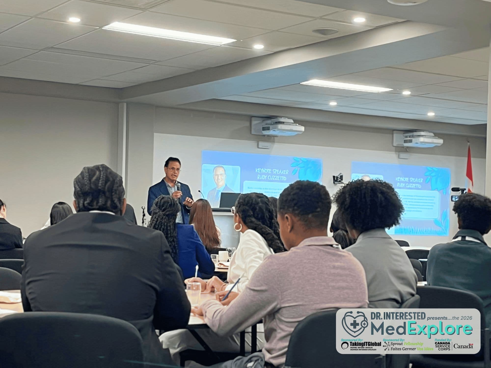 Remarks — Dr. Interested MedExplore 2026 Conference (MedX 2026) — University of Toronto Mississauga, Davis Building — Sunday, August 16, 2026 (photo 3 of 7)