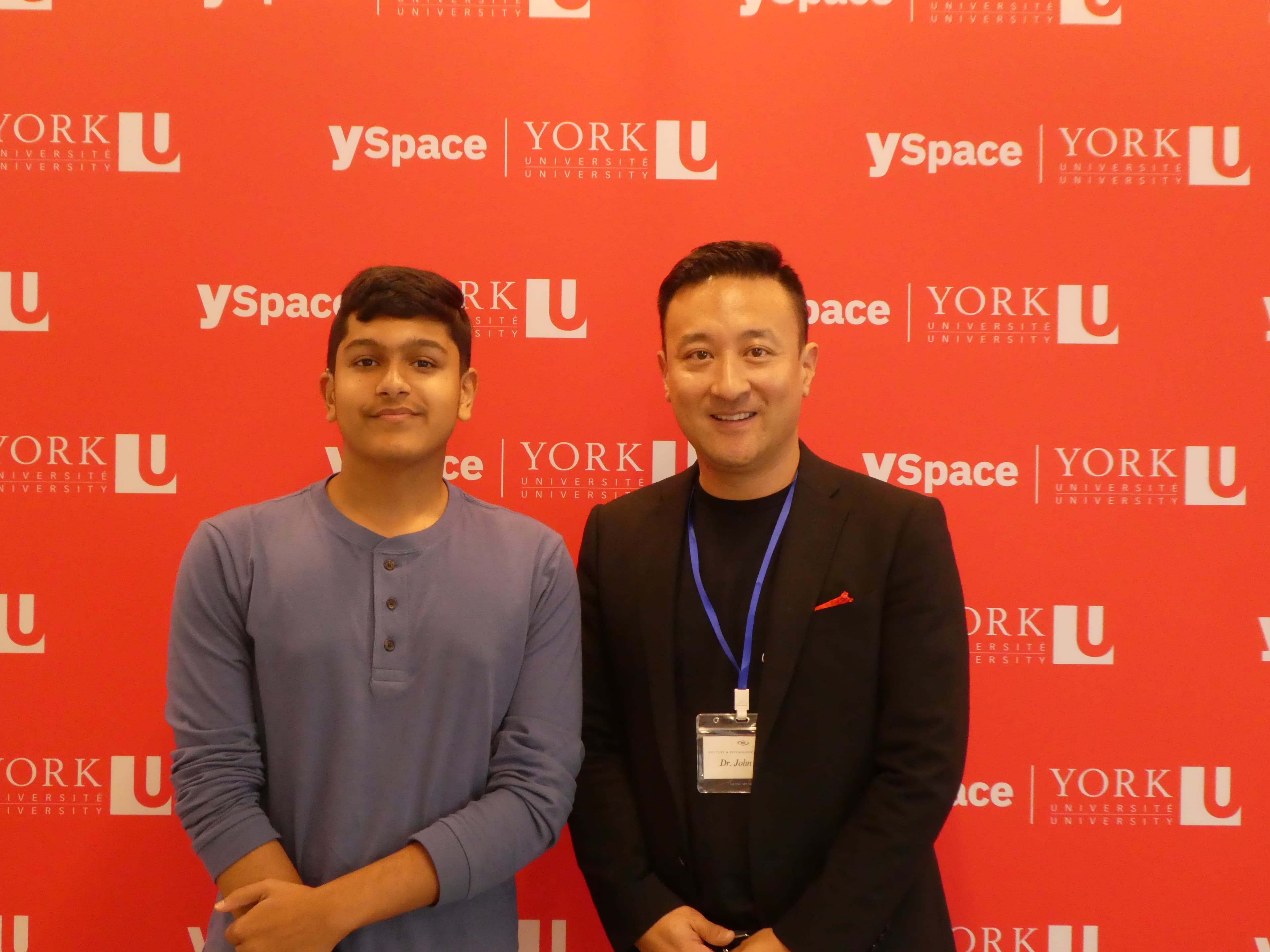 Dr Interested President with the Speaker